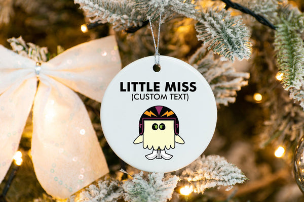 Personalized Little Miss Ornament, Little Miss Custom Ornament, Cute Little Miss Ornament, Little Miss Teacher Ornament, Little Miss Gifts