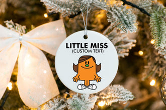 Personalized Little Miss Ornament, Little Miss Custom Ornament, Cute Little Miss Ornament, Little Miss Teacher Ornament, Little Miss Gifts