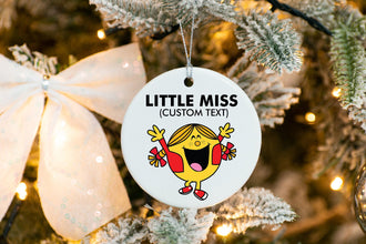 Personalized Little Miss Ornament, Little Miss Custom Ornament, Cute Little Miss Ornament, Little Miss Teacher Ornament, Little Miss Gifts