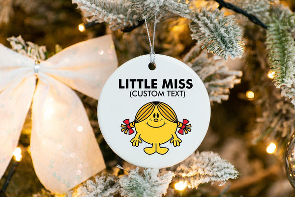 Personalized Little Miss Ornament, Little Miss Custom Ornament, Cute Little Miss Ornament, Little Miss Teacher Ornament, Little Miss Gifts