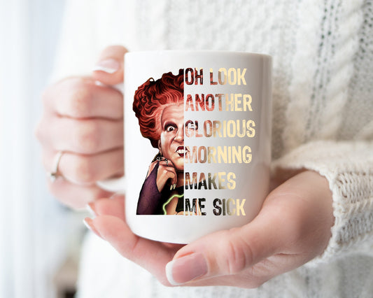 Another Glorious Morning, Gold Hocus Pocus Coffee Mug, Halloween Mugs, Coffee Mugs, Halloween Gift, Funny Halloween Gift, October