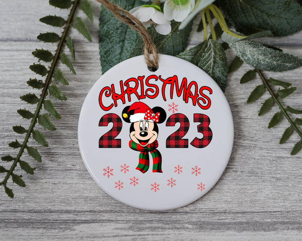 Disney Mickey 2023 Ornament, Walt Disney World Christmas Ornament, Disney Christmas Ornament, Christmas Gift, Disney Mickey Ornament