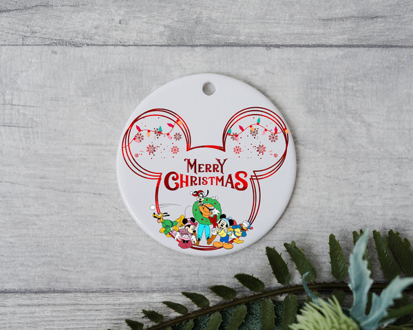 Happy Animated Goofy Merry Christmas Ornament - Give The Gift Of Magical Wonder This Year - Friends - Mas Enchanted Xmas Ornament!