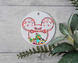 Happy Animated Goofy Merry Christmas Ornament - Give The Gift Of Magical Wonder This Year - Friends - Mas Enchanted Xmas Ornament!