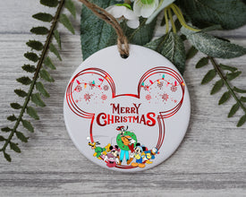 Happy Animated Goofy Merry Christmas Ornament - Give The Gift Of Magical Wonder This Year - Friends - Mas Enchanted Xmas Ornament!