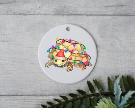 Baby Turtle with Santa Hat/Light, Baby Turtle Christmas Light, Christmas Gift Ornament, Santa Helper with Santa Hat, Christmas Light