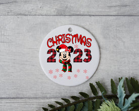 Disney Mickey 2023 Ornament, Walt Disney World Christmas Ornament, Disney Christmas Ornament, Christmas Gift, Disney Mickey Ornament