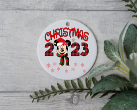 Disney Mickey 2023 Ornament, Walt Disney World Christmas Ornament, Disney Christmas Ornament, Christmas Gift, Disney Mickey Ornament