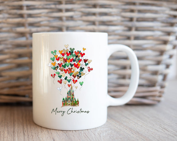 Disney World Christmas Mug, Magic Castle Christmas Gift Mug, Christmas  Mug, Disney Merry Christmas Mug, Family Trip Gift Mug