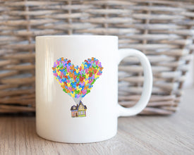 UP! Magic House Christmas Mug, Magic House with Balloon, Disney World 2022 Christmas Gift,  Christmas Gift Mug, Merry Christmas Coffee Mug