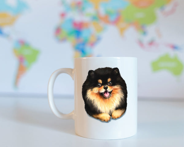 Pomeranian Coffee Mug, Personalized Coffee Mug, Pet Owner Gift Mug, Pomeranian Owner Gift Mug, Dog Lover Coffee Mug, Pom Coffee & Tea Mug