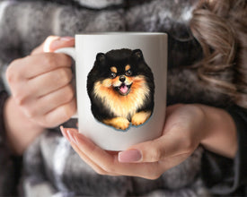 Pomeranian Coffee Mug, Personalized Coffee Mug, Pet Owner Gift Mug, Pomeranian Owner Gift Mug, Dog Lover Coffee Mug, Pom Coffee & Tea Mug