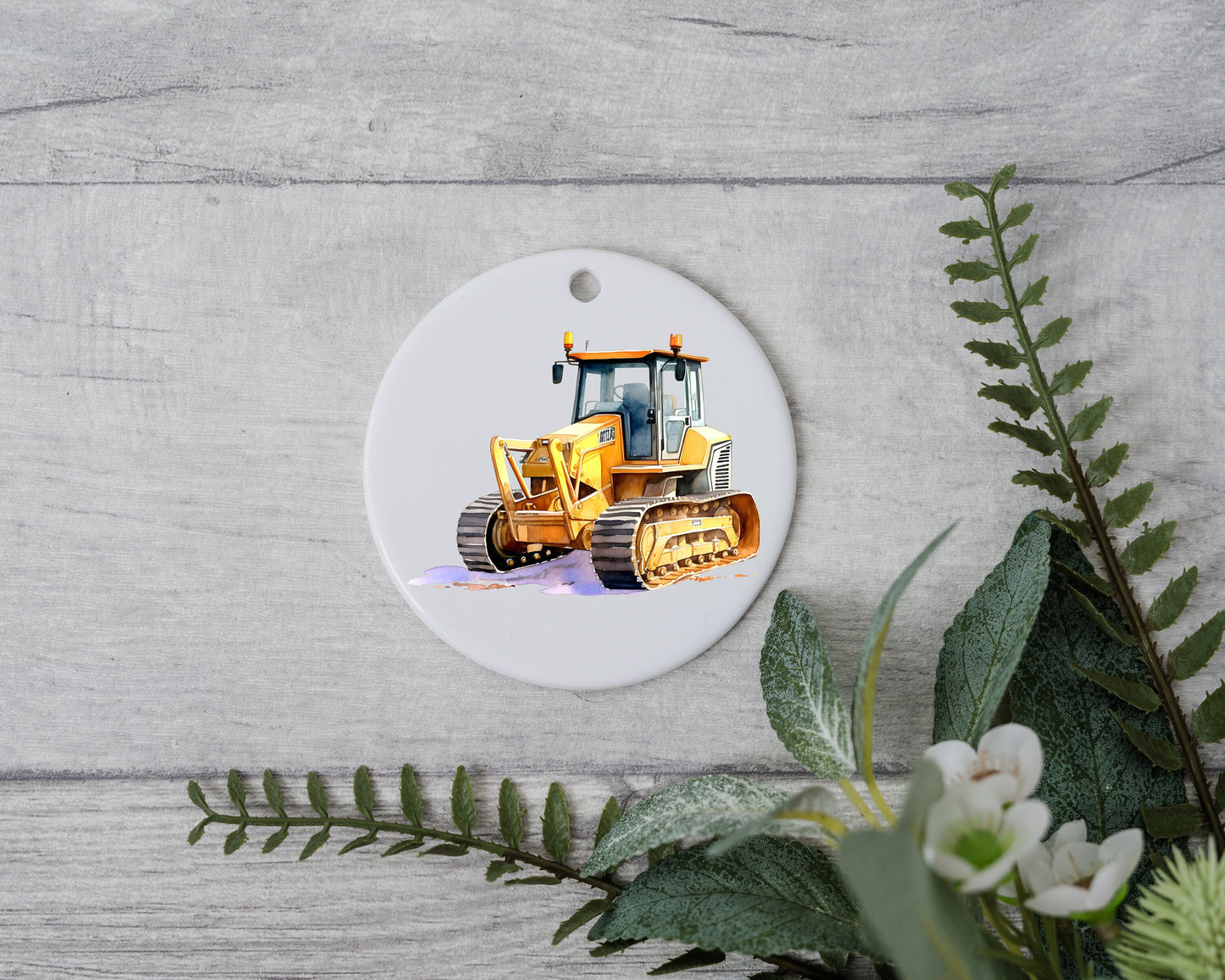 Building Christmas Delight: Constructing Bulldozer Kids Ornament-Add Joyful Fun to Your Tree with this Adorable Construction-themed Keepsake