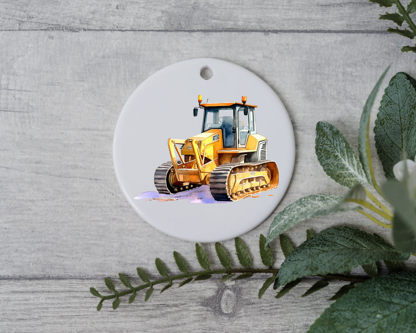 Building Christmas Delight: Constructing Bulldozer Kids Ornament-Add Joyful Fun to Your Tree with this Adorable Construction-themed Keepsake