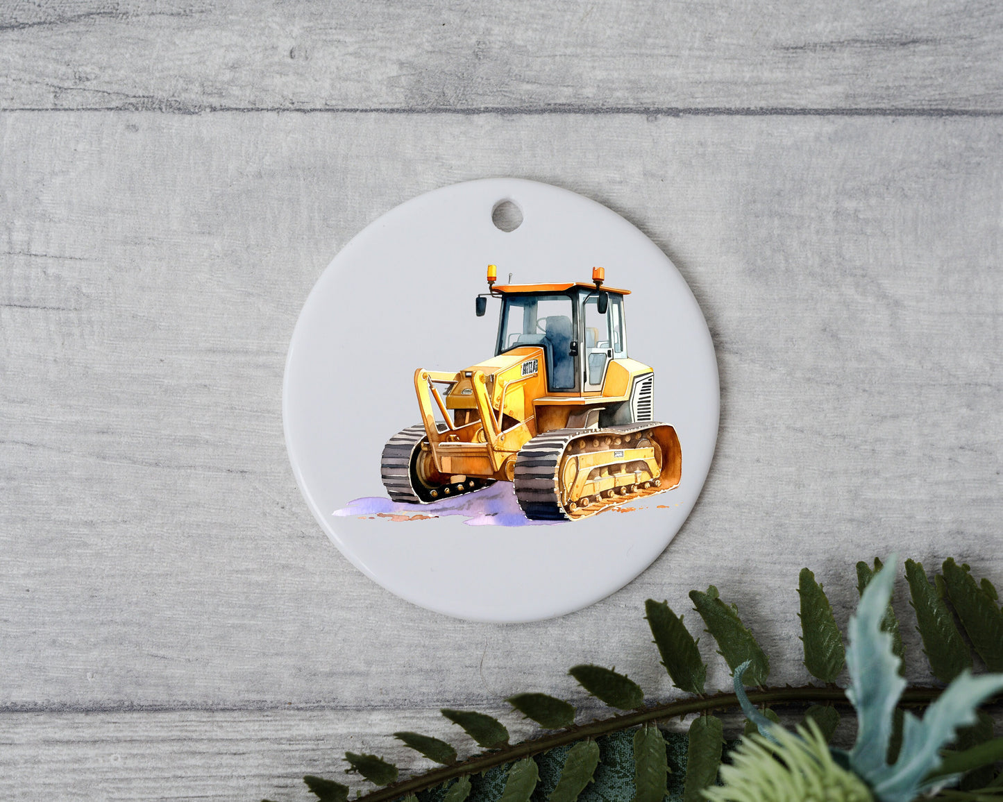 Building Christmas Delight: Constructing Bulldozer Kids Ornament-Add Joyful Fun to Your Tree with this Adorable Construction-themed Keepsake