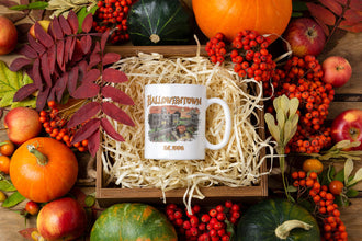 Sip Spooky Delights from Our Halloween Town Mug - Perfect for a Frightfully Fun Beverage Experience!