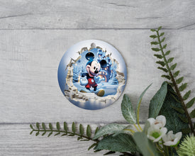 Winter Wonderland Whimsical Mouse Christmas Ornament - A Cheerful Addition to Your Holiday Decor and a Perfect Nostalgic Keepsake!