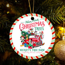 Christmas Farm Friends Holiday Ornament - Rustic Charm and Festive Fun ornament - Animated Mouse and Pals - Farm Fresh Fun For Your Holiday!