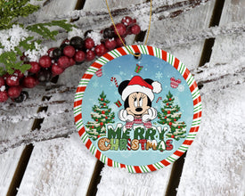 Pretty Magical Mouse With Santa Hat Christmas Ornament Gift - Ideal Holiday Gift to Sprinkle Winter Cheer on Your Christmas Tree!