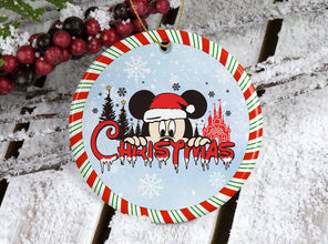 Winter Wonderland Memorable Iconic Mouse Christmas Ornament - Sprinkle Joy on Your Christmas Tree this Festive Season!