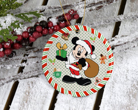 Santa Mouse Bring Christmas Gifts Ornament - Sprinkle Cheer on Your Christmas Tree & Gift the Magic this Season!