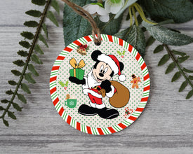 Santa Mouse Bring Christmas Gifts Ornament - Sprinkle Cheer on Your Christmas Tree & Gift the Magic this Season!