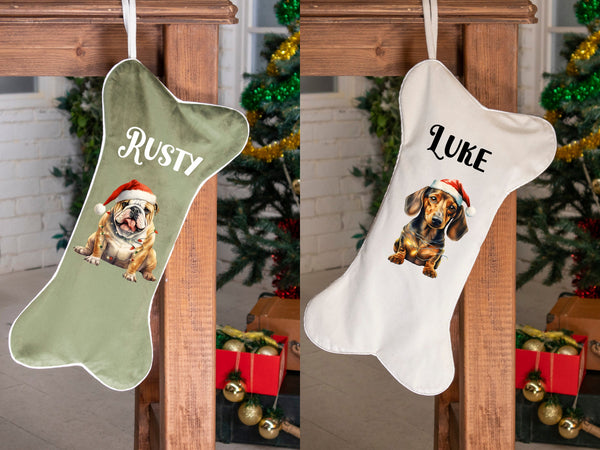 Custom Pet Paw Christmas Stockings, Personalized Dog Stocking Gifts,Personalized Dog Cat Stocking,Family Stockings,Christmas Decoration