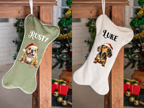 Custom Pet Paw Christmas Stockings, Personalized Dog Stocking Gifts,Personalized Dog Cat Stocking,Family Stockings,Christmas Decoration