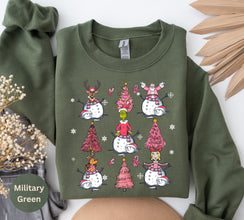 Grinch Christmas Tree Sweatshirt, Grinch Max Tree Shirt, Whimsical Grinch Tree, Christmas Sweatshirt, Grinchmas, Whoville, Grinch Christmas