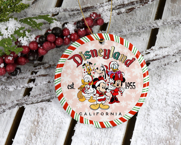 Vintage Festive Magic Mouse & Friends Christmas Ornament! Add Holiday Memories With Your Pals This Seasons Greetings!