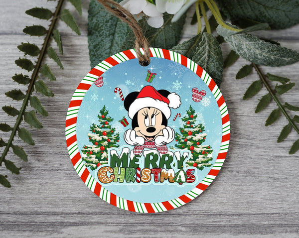 Pretty Magical Mouse With Santa Hat Christmas Ornament Gift - Ideal Holiday Gift to Sprinkle Winter Cheer on Your Christmas Tree!