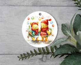 Classic Winnie the Pooh Christmas Ornament - Disney's Beloved Bear for Your Tree and Perfect Gift for Loved Ones Christmas Tree!