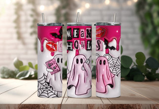 Mean Ghouls Tumblers - No You Hang Up Trio Tumbler - Spooky Burn Book Tumbler That Regina Will Approve!