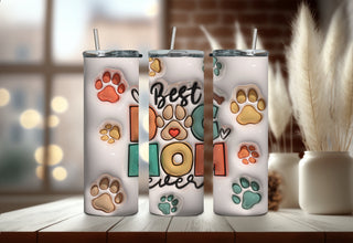 Best Dog Mom Ever Tumbler - Dog Mama Tumbler - Best Gift for Dog Owner and Dog Lover - Adorable Pet Owner Tumbler!