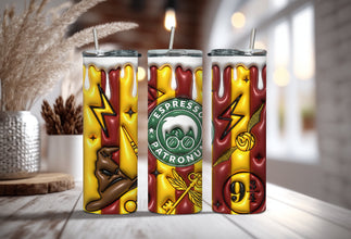 Espresso Patronum Tumbler - Harrys Tumbler - Magical Gryffindor Tumbler - 2024 Gifts Tumbler - Cast a Spell with Every Sip!