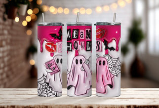 Mean Ghouls Tumblers - No You Hang Up Trio Tumbler - Spooky Burn Book Tumbler That Regina Will Approve!