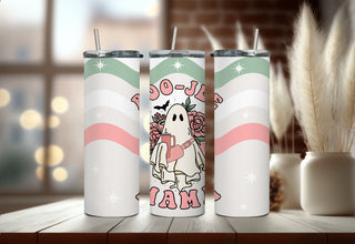 Boo-Jee Mama Tumbler - Stanley Ghost Tumbler - Adorable Spooky Tumbler with Cross Body Bag - Bad and Boo-Jee Tumbler!