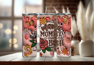 Mama, Mommy, Mom, and Bruh Tumbler - Cheers to All The Moms & Bruh's - Perfect Tumbler for Every Super Mother - Gifts for Mothers Days!