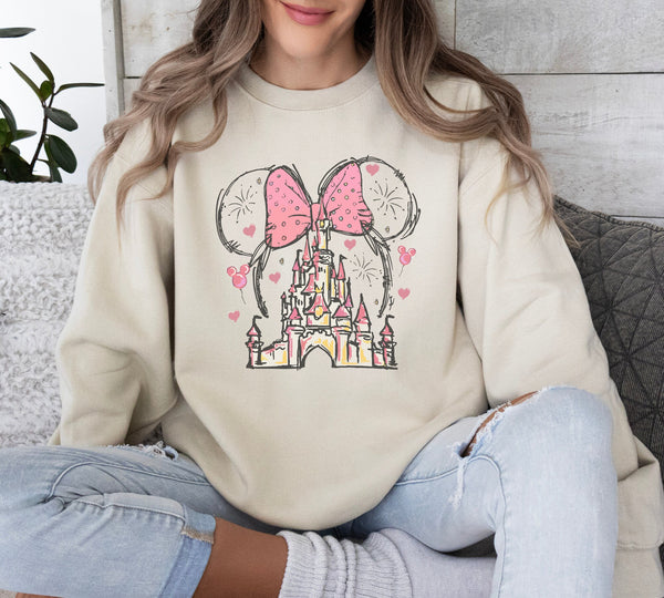 Minnie Sweatshirt, Mickey And Friends Sweatshirt, Disneyland Sweatshirt, Disney Family Shirt, Vintage Disney Shirt Retro Disney