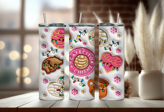 Cafecito Y Chisme Tumbler - Christmas Calories Don' Count Tumbler - Spanish Holiday Tumbler - Christmas 2024 - Gifts for Her Tumbler!