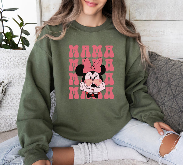 Minnie In Love Sweatshirt, Mickey Sweatshirt, Disneyland Shirt, Retro Minnie Valentine Shirt, Valentine Sweatshirt, Funny Valentine