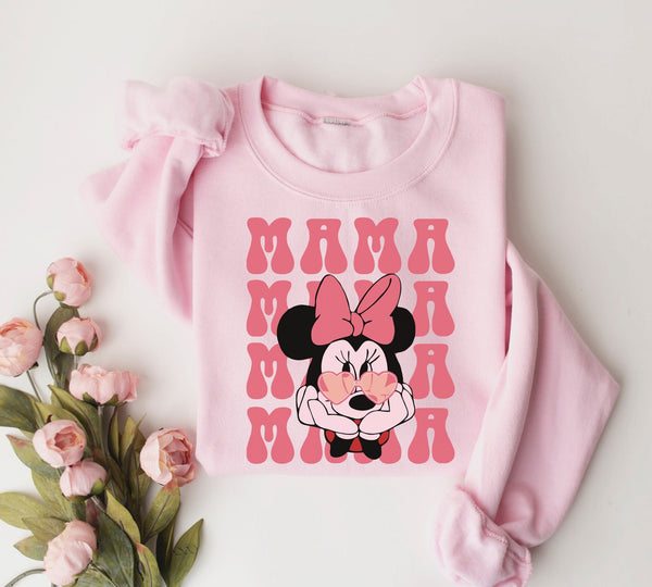 Minnie In Love Sweatshirt, Mickey Sweatshirt, Disneyland Shirt, Retro Minnie Valentine Shirt, Valentine Sweatshirt, Funny Valentine