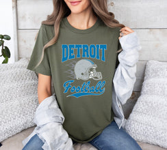 Detroit Football Sweatshirt Football Crewneck Retro Style Shirt Gift for Football Fan Detroit Football Gift Michigan