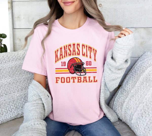 Vintage Kansas City Football EST 1960 Unisex Vintage Shirt, Kansas City Sports Retro Shirt, American Football Shirt