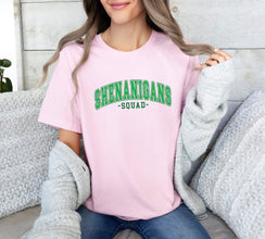 Shenanigans Squad Sweatshirt, St Patrick's Day Shirt, Shamrock Shirt, St Patty's Day Sweatshirt, Shamrock Sweatshirt, St Patrick's Women's