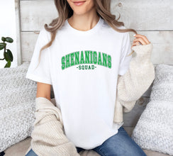 Shenanigans Squad Sweatshirt, St Patrick's Day Shirt, Shamrock Shirt, St Patty's Day Sweatshirt, Shamrock Sweatshirt, St Patrick's Women's