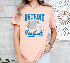 Detroit Football Sweatshirt Football Crewneck Retro Style Shirt Gift for Football Fan Detroit Football Gift Michigan