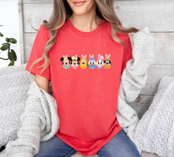 Disneyland Easter Vacation Family Egg Shirt, Personalized Disney Easter Mickey And Friends Shirt, Easter Disney Family Matching Trip Tee