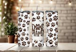 Adorable Animal Dog Print Tumbler - Cheetah Dog Print Tumbler - Dog Mama Tumbler - Perfect Gift for Any Dog Lover!