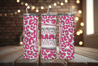 Hot Pink Cheetah MAMA Tumbler - Mothers Day Tumbler - Pink Animal Print Tumbler -  Mama Tumbler - Gifts for Her Tumbler!